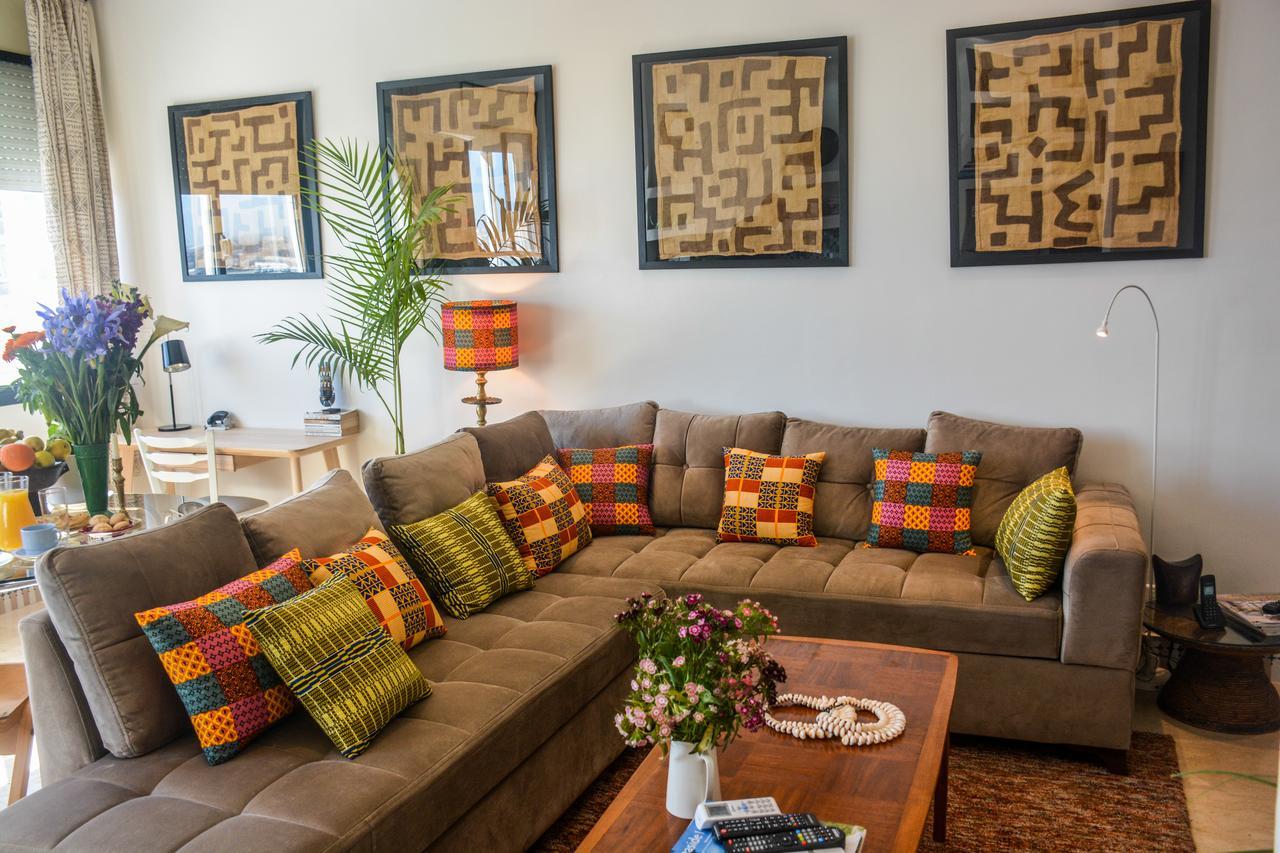 Appartement moderne moroccan/African décoration Casablanca Extérieur photo